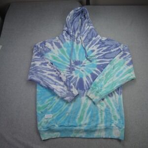Simply Southern Hoodie Womens Small Tie Dye Graphic Print Long Sleeve Sweatshirt
